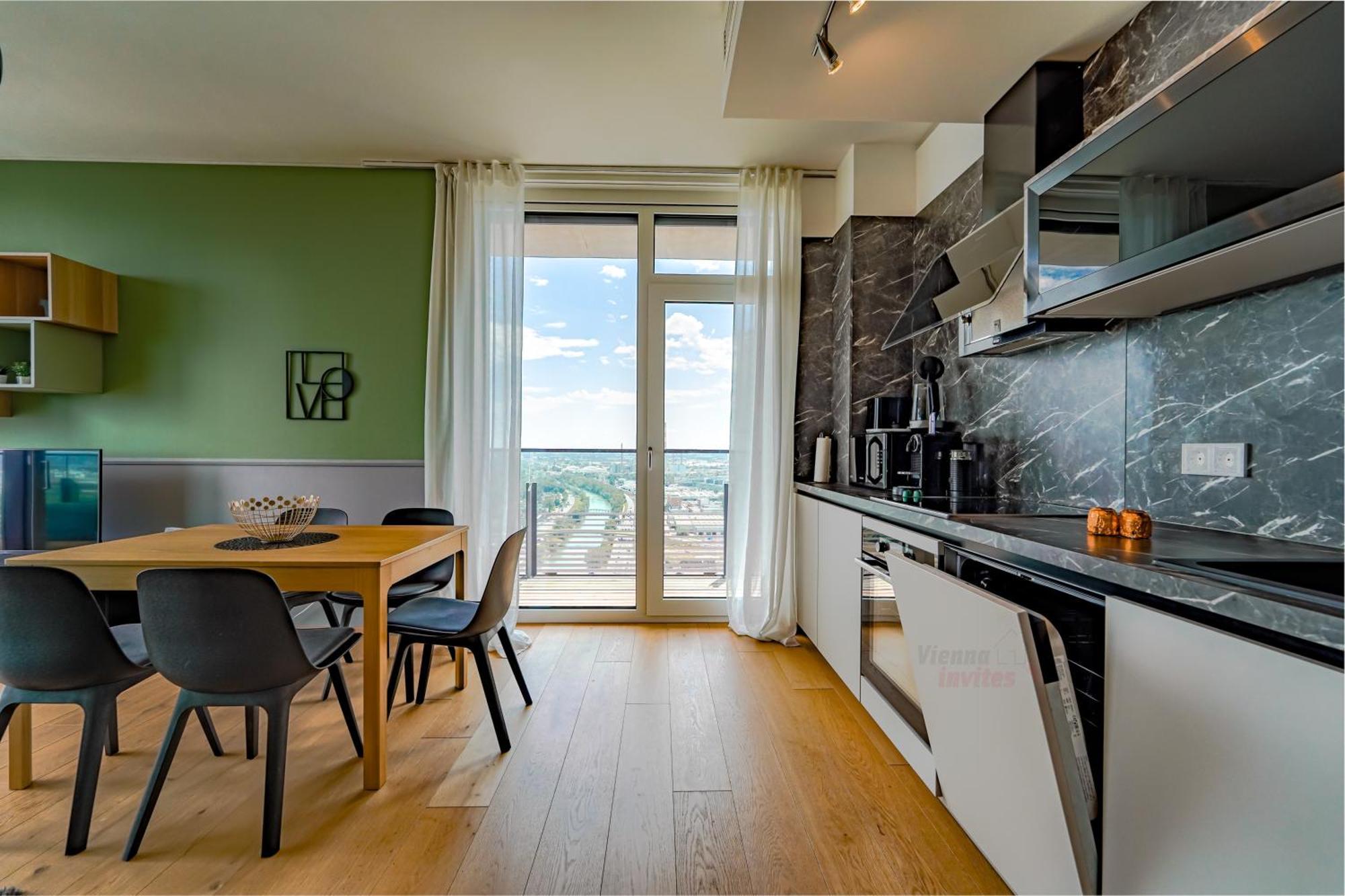 Triiiple 7Heaven - Amazing View On Top Floor With Rooftop Pool Wien Exteriör bild